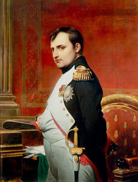 Napoléon dans son cabinet de travail en 1807, peinture de Paul Delaroche