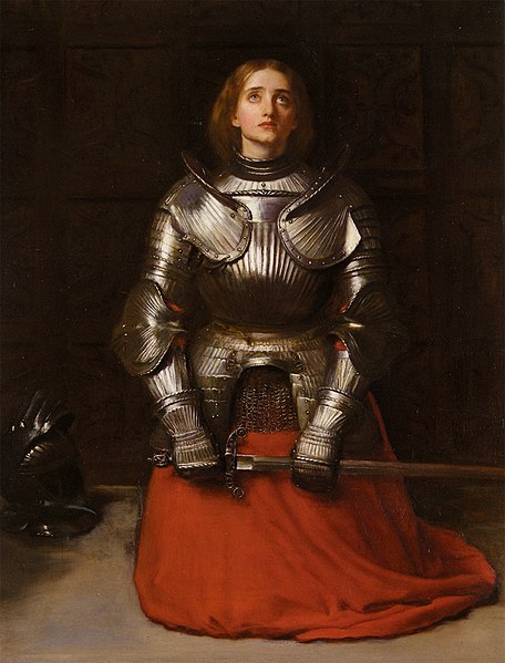 Jeanne d'Arc par Millais, 1865