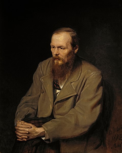 Portrait de Dostoïevski par Vasily Perov, 1872 (coll. Tretyakov Gallery)